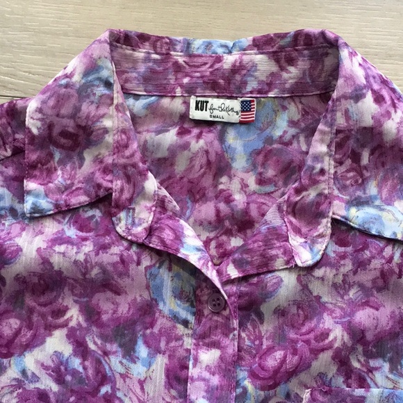 Kut from the Kloth ButtonUp Blouse Size S - Picture 3 of 9